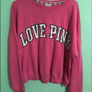 PINK “love pink” sweatshirt